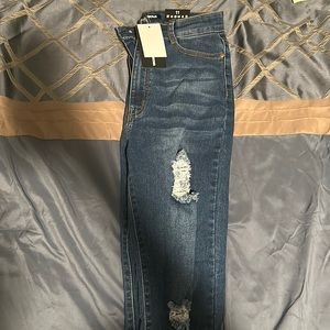 Fashionova body moves ankle jeans